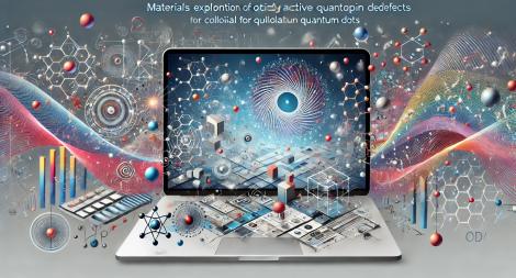 Materials Exploration of Optically Active Quantum Spin Defects in Colloidal QDs for Quantum Technologies